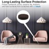 SoftTouch 1 1/2" Round Heavy-Duty Self-Stick Felt Furniture Pads -