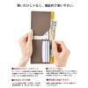 HAKATA NO MORI LEATHER Slim Wallet, Women's, Men's, Bi-Fold, Thin,