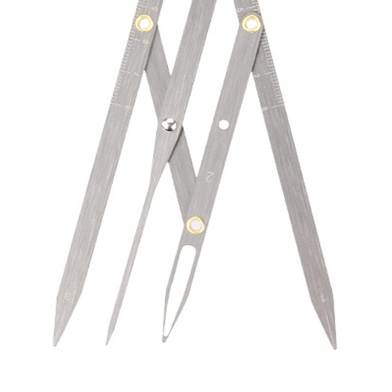 CYSFETENA Eyebrow Measuring Ruler, Foldable Stainless Steel Eyebrow Ruler with