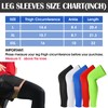 Skylety 4 Pieces Leg Sleeves Cooling Long Sleeves UV Protection