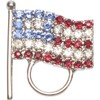 Calabria United States of America USA Crystal Flag Pin Eyeglass/Sunglass