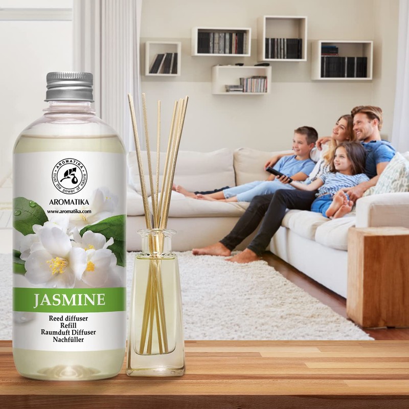 Reed Diffuser Refill With Jasmine Essential Oil 34 Fl Oz