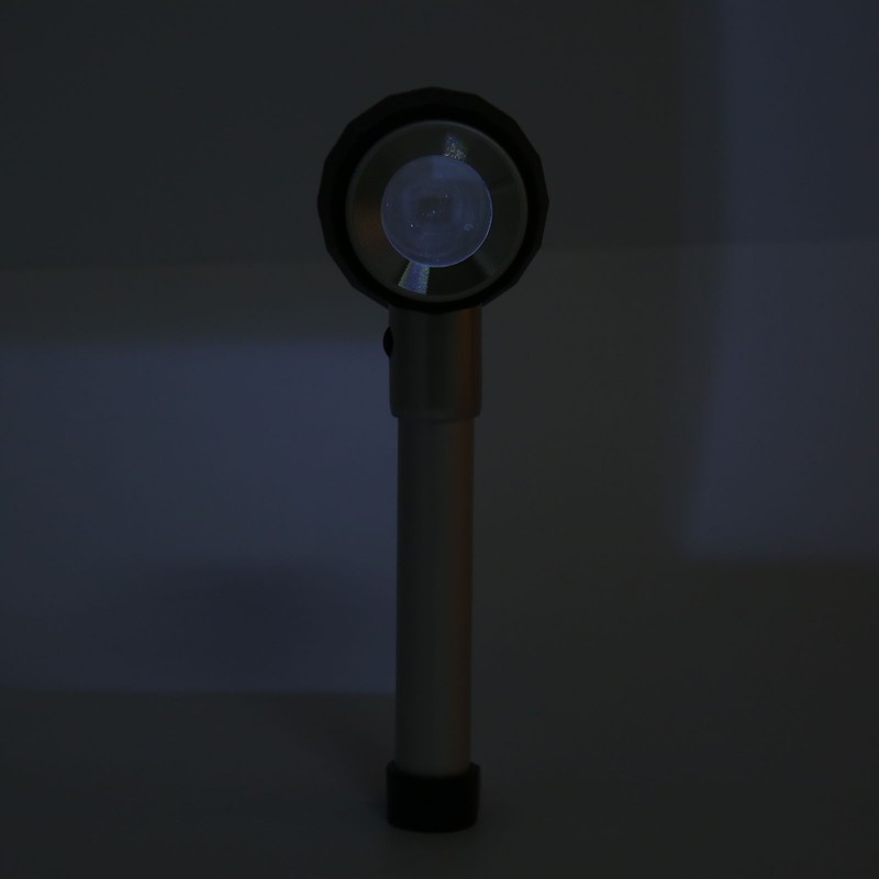 Handheld 10X Magnifier Loupe 3 LEDs Optical Glass with Measure