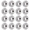 TA-VIGOR 100Pcs Hex Nuts, M3.5 Self Locking Nuts, 304 Stainless