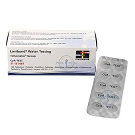 Lovi 250/500 Photometer Tablets (25/50 Strips) by Pool Total Brand Quality Bond Tintometer Replacement Tablets for Electronic Pool Tester & Photometer