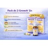 Growvit Zinc, Vitamina B12, Manzanilla Suplemento 2 Pack