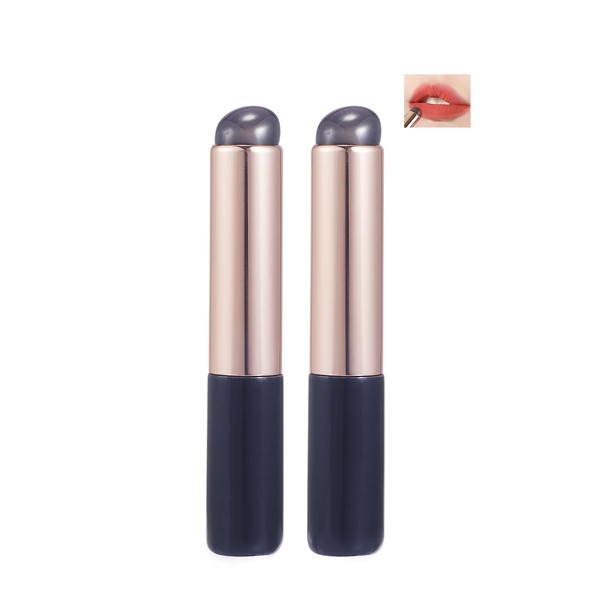 2pcs Silicone Lip And Concealer Makeup Brushes, COSHINE Premium High