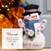 Bucilla Felt Applique Door Stopper Making Kit, Let It Snow,