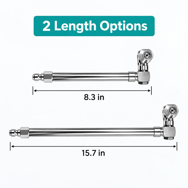 360° Dual Swivel Cleaning Wand with 1/4 in Quick Connect