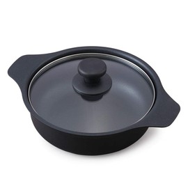 Iris Ohyama IHKP-P20-B IHKP-P20-B Induction Stove, For IH Cooking Heater, Pot & Pot Set 7.9 inches (20 cm), Black