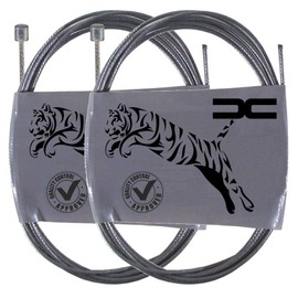 Cyclingcolors 2 x 2700 mm High Quality Steel Bicycle MTB City Road Gear Cable