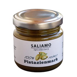 100% reines Pistazienmark aus Bronte, Pistazienpaste zum Backen, zur Eisherstellung, Pistazieneis Basis, als Pistazienpesto, 100% Pistazienkerne | Saliamo