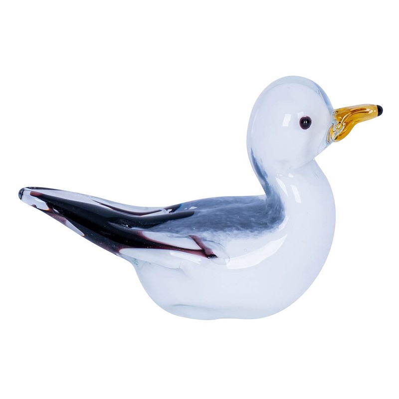 levandeo Designer Sculpture Seagull Height 8 cm Glass Sculpture Glass
