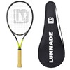 LUNNADE Adults Tennis Racket 27 Inch, Shockproof Carbon Fiber Tennis
