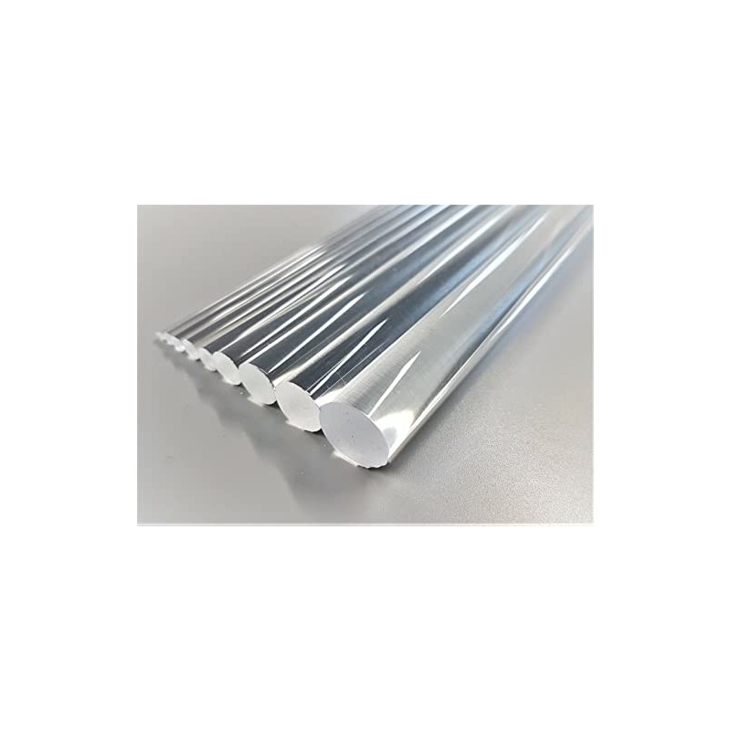 Plastics Rods Round Clear Acrylic - 2, 3, 4, 5,