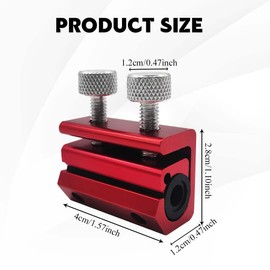 HQRNYP Cable Luber Tool, Motorcycle Tools, Motorcycle Cable Luber Throttle Puller, Car Accessories Aluminum Double-Headed Wire Lubrication Tool for Motorcycle ATV Dirtbike Scooter Bike (Red)