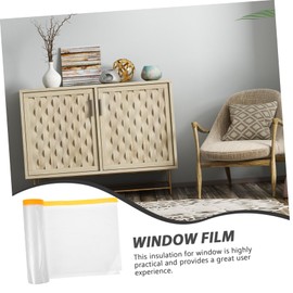 KOMBIUDA Window Insulation Film for Winter Weatherproof Indoor Insulation Kit to Block Cold Air Retain Warmth Easy to Install Fits Various Window