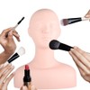 Lwuey Multi Function Makeup Practice Model, Esthetics Soft Mannequin Head
