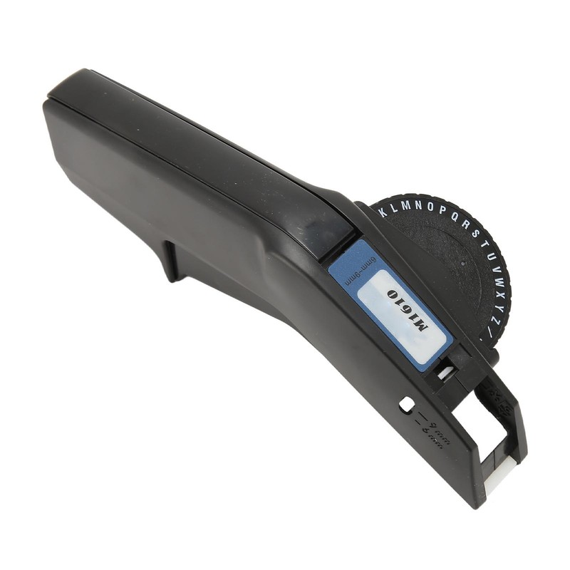 Embossing Label Maker with 2 Rolls Tape DIY Manual Clear