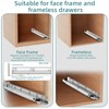 15 Inch 1 Pair Undermount Soft Close Drawer Slides with