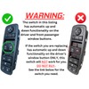 SWITCHDOCTOR Window Master Switch for 2008-2012 Liberty; 2008-2016 Chrysler Town