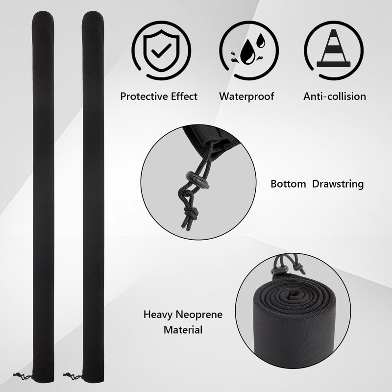 JEFBFBWE 59 Inch Boat Trailer Guide Pole Cover,Neoprene Boat Trailer