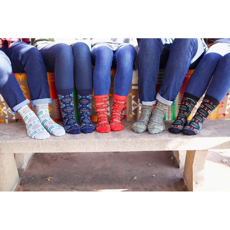 Pendleton Wool Blends Crew Socks, Chief Joseph Grey, Large(9-12)