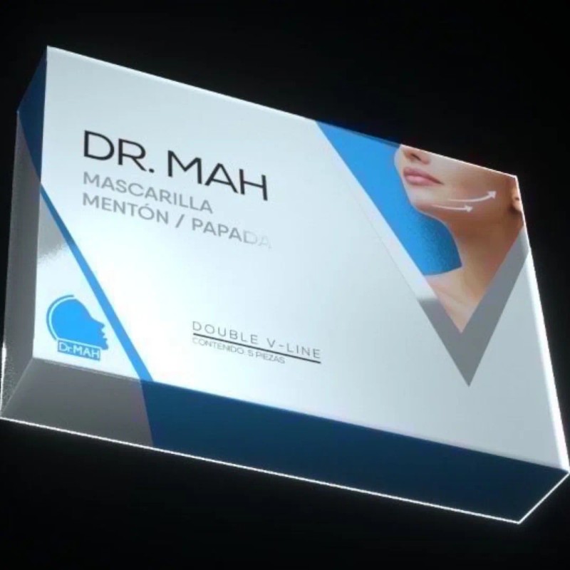 Mascarilla Mentonera De Papada Reafirmante Dr Mah 5x Piezas