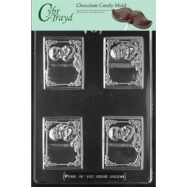Cybrtrayd R062 Communion Boy & Girl Book Chocolate Candy Mold with Exclusive Cybrtrayd Copyrighted Chocolate Molding Instructions plus Optional Candy Packaging Bundles