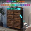 Welfuturer Tall Dresser for Bedroom with Charge Station 8 Drawers