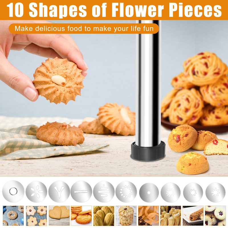 Windspeed Churro Maker Kit, Long Churro Maker Machine with Piping