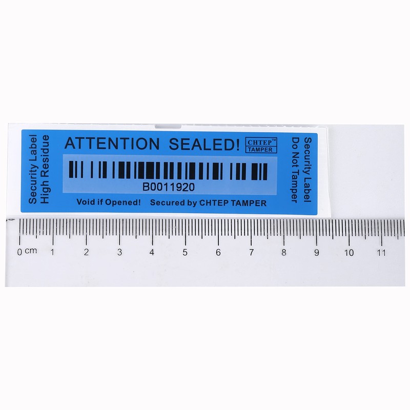 100PCS Tamper Evident Stickers, 100% High Residue Tamper,Evident Security Warranty