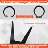 LEONTOOL Snap Ring Pliers, Dual Use, Snap Ring Pliers, For