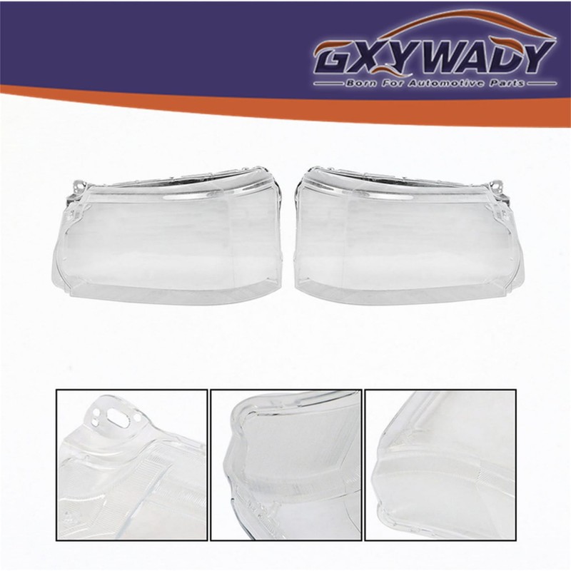 GXYWADY Headlights Pair of Lens Cover Lampshade Replacement for Land