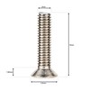 M3 (3mm x 10mm) Phillips Countersunk Machine Screws Flat Head