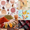100 Recipientes de Muestra de Plástico Transparente de 20g Frascos
