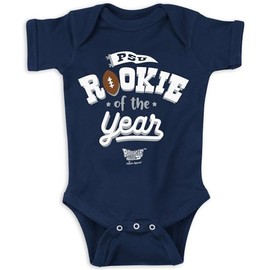 Rookie of The Year Baby Apparel for Penn State College Fans (NB-18M) (Navy Onesie, Newborn)