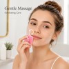 Pink Silicone Face Cleansing Brush for Daily Skincare – Soft