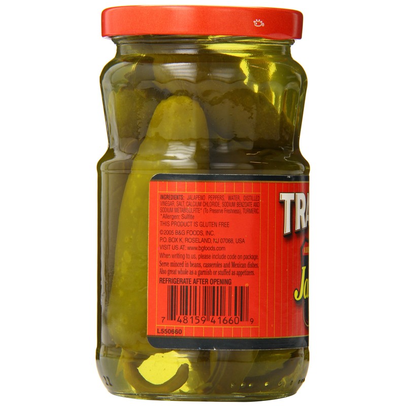 Trappey's Jalapeno Peppers Whole, 12 Ounce