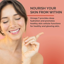 SeabuckWonders Organic Sea Buckthorn Oil, Omega-7 Complete Softgels, 120 Count, with Omega 3, 6 & 9, Supports Hair, Skin & Nail Health, 1000mg per Serving