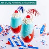 Cocktail Picks,100pcs Red Blue Silver Firework Toothpicks for Appetizer, 9