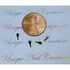 Unique Nail Creations GUITAR SHAPE~U Choose Color~ Glitter Shapes~Acrylic -