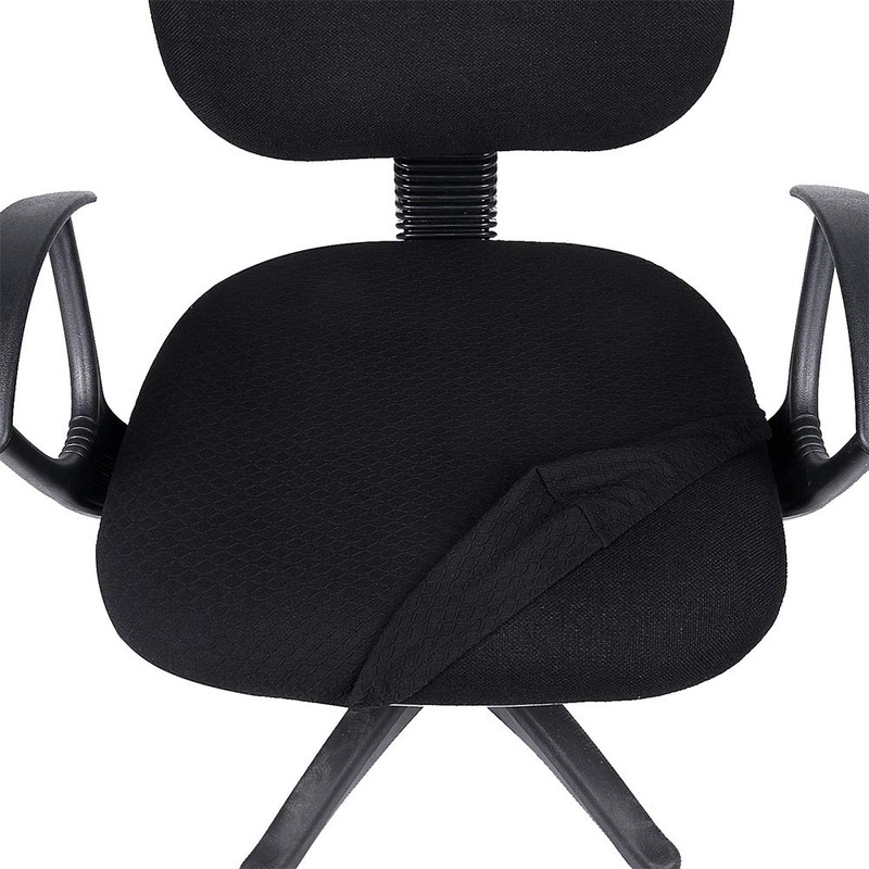 smiry Stretch Jacquard Office Computer Chair Seat Covers, Removable Washable