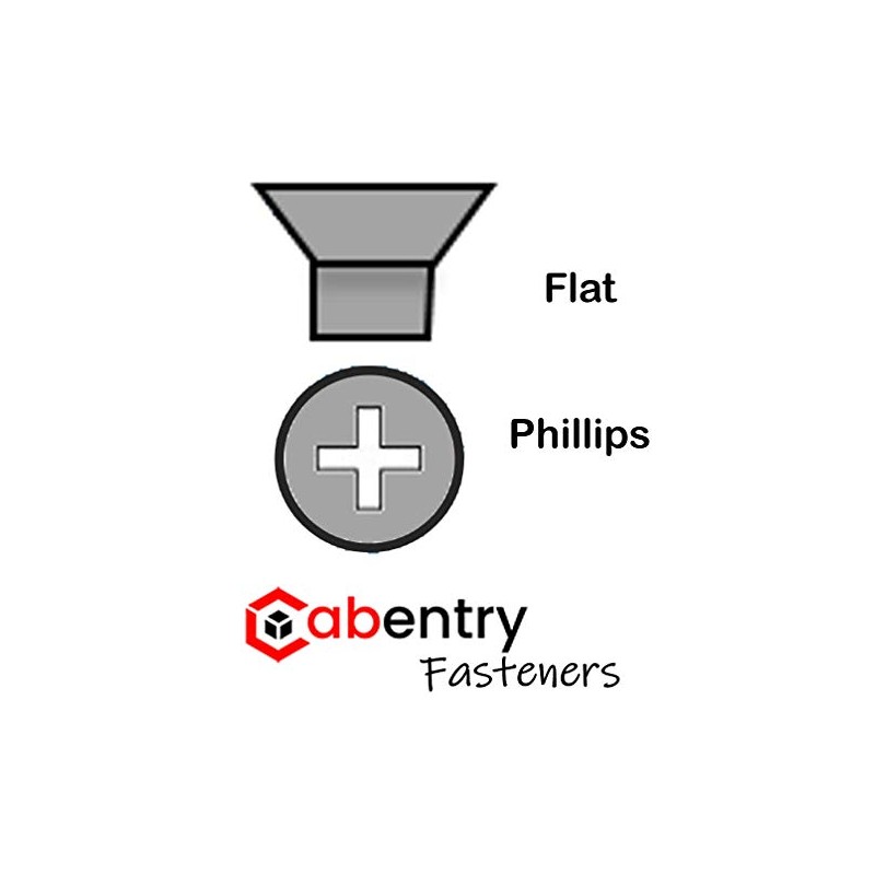 Cabentry Brand | Wood Screws | Flat Head | Phillips