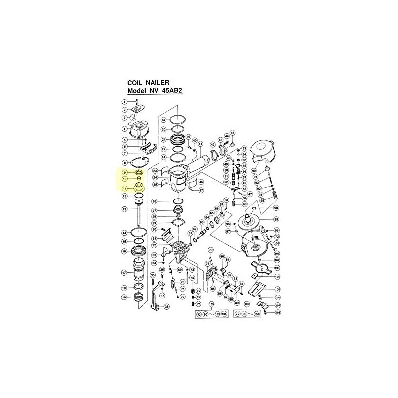 CoFast Head Cap Set 876-711, Gasket G and Exhaust Valve