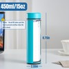 PARACITY Insulated Water Bottle, 15 oz Stainless Steel Water Bottles