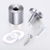Pelopy 8 Pcs Sign Standoff Screws Advertising Screws Stainless Steel