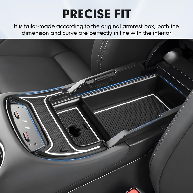 Autorder 2PCS Center Console Organizer for 2021 2022 2023 2024