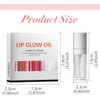 3 Piezas De Aceite Para Labios Voluminizador, Bálsamo Labial Con