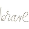 Heidi Swapp Brave Wall Word, Multi